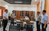 西北師范大學(xué)梁旺兵一行來(lái)?？疾熘笇?dǎo)