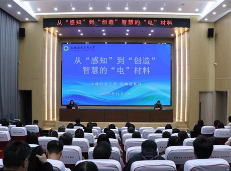 上?？萍即髮W(xué)張麟德教授應(yīng)邀來(lái)校作專(zhuān)題學(xué)術(shù)報(bào)告